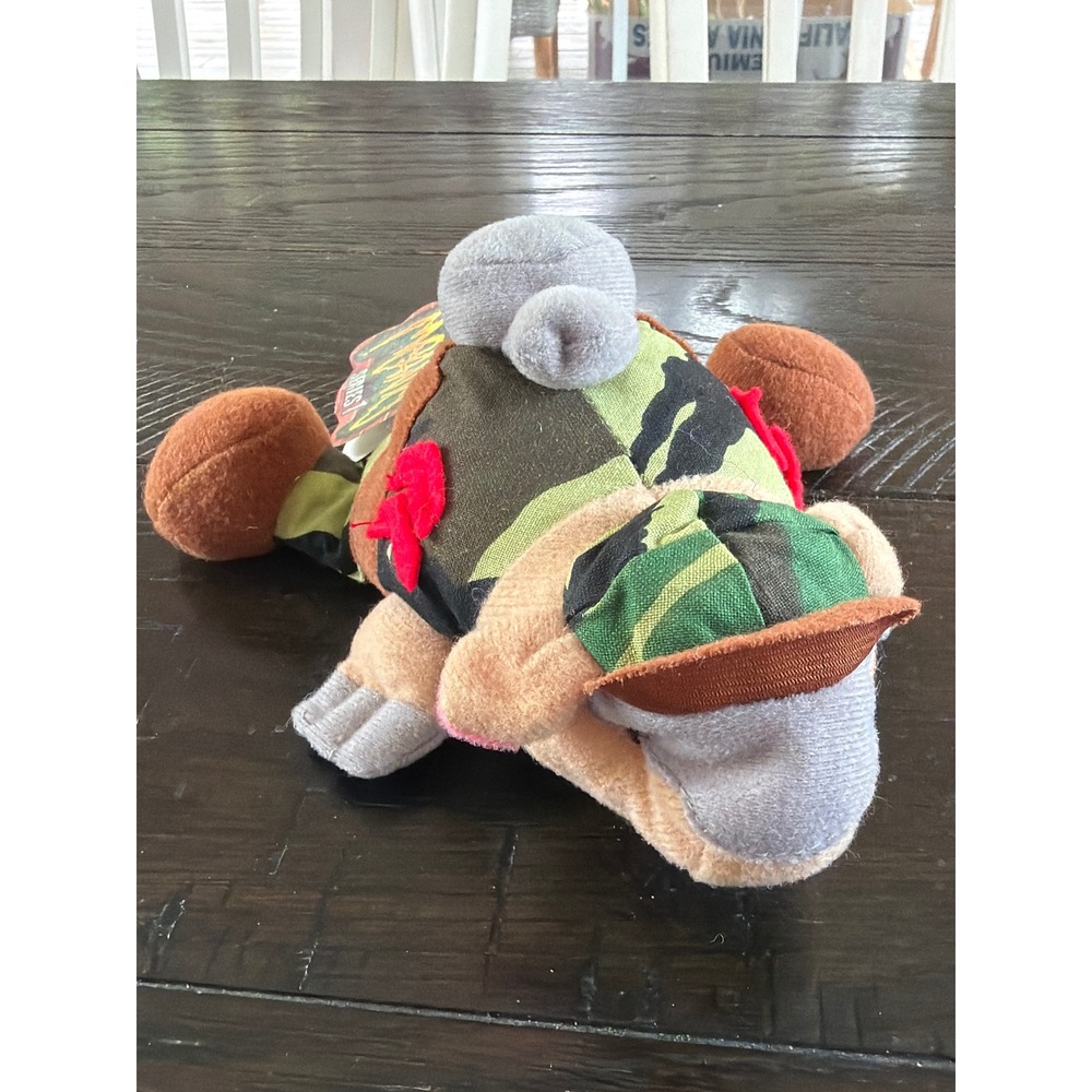 Vintage 1997 Armydillo Dan Meanies Series 1 Plush